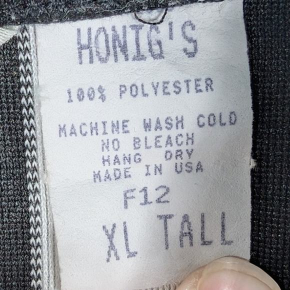 Vtg Honigs Whistle Stop Referee Shirt Mens Extra Large Tall Jersey Made in USA - Picture 8 of 8